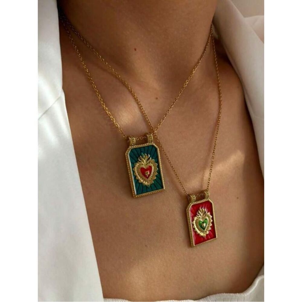 Heart necklace #2564